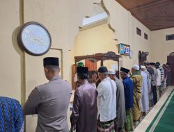 Polsek Jajaran se-Rohul Gelar Subuh Keliling, Ajak Masyarakat Jaga Kamtibmas